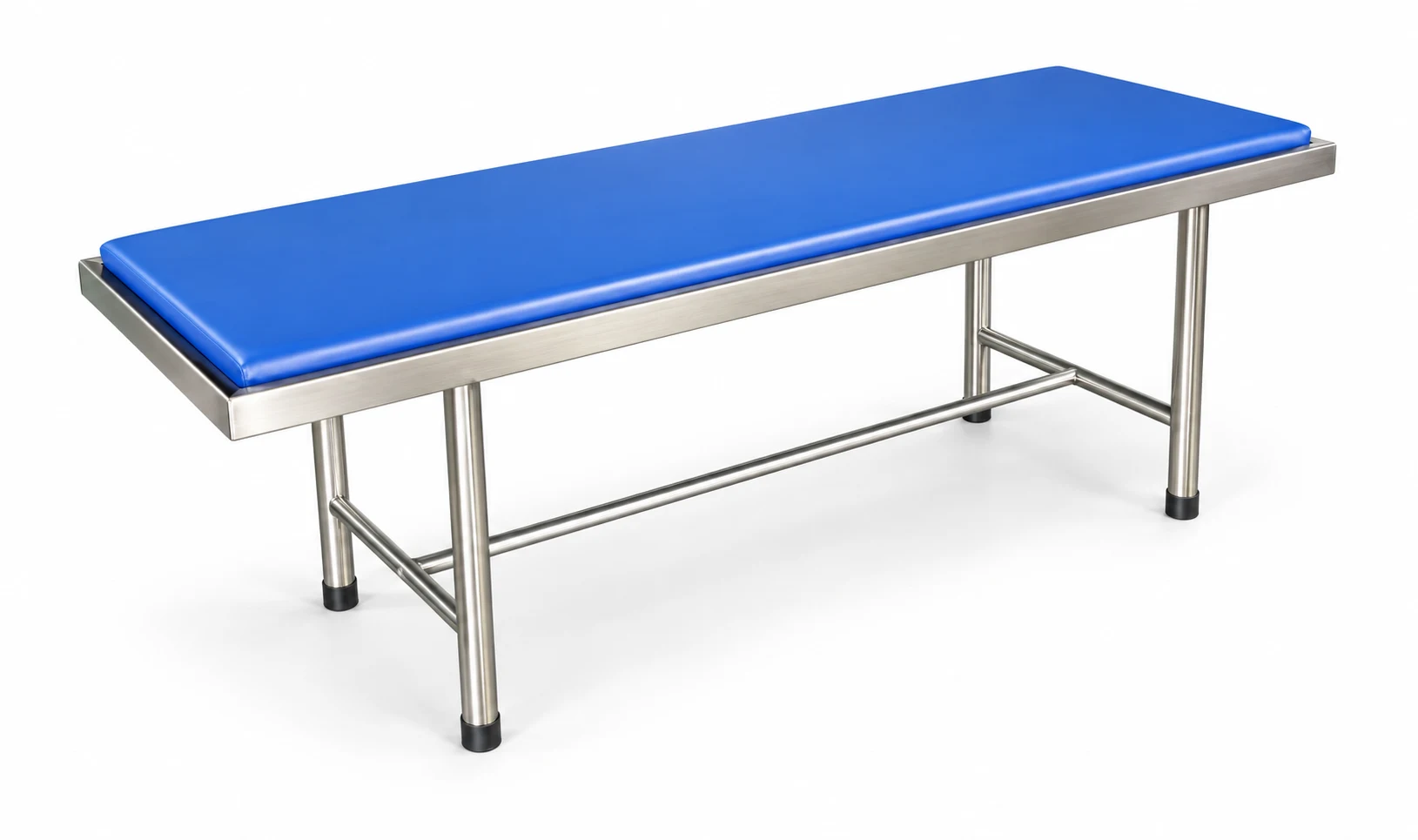 YC-F04 Stainless Steel Flat Examination Table — A Continuous Flat Surface On A Tubular Frame