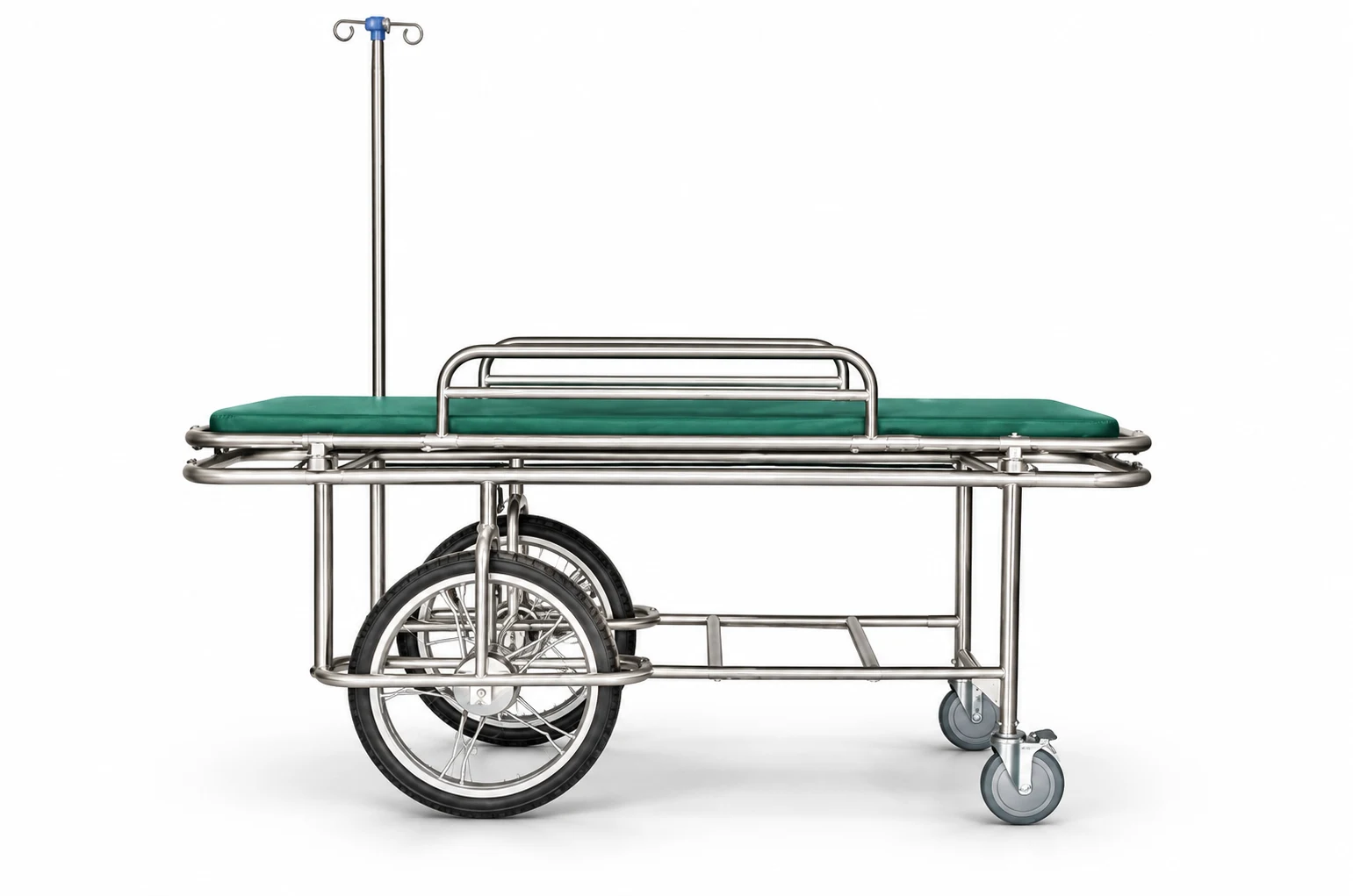 YC-J02 Large-Wheel Stretcher Trolley — Two Large Wheels And Two Small Casters