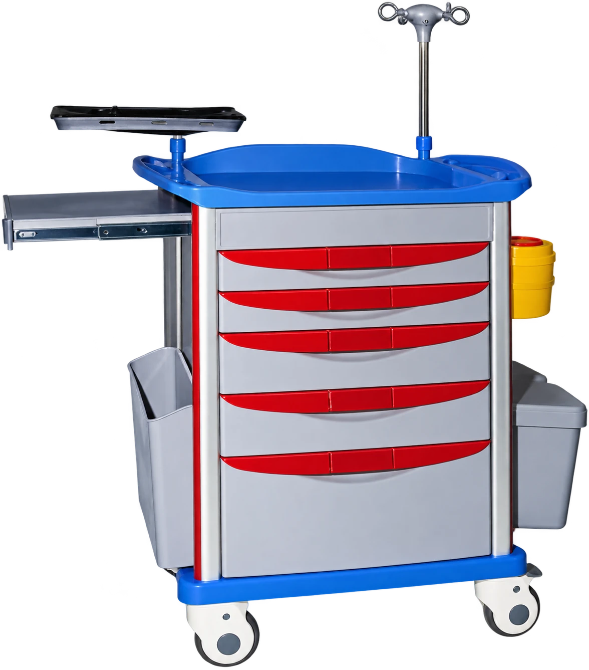 YC-P02 Five drawers emergency cart