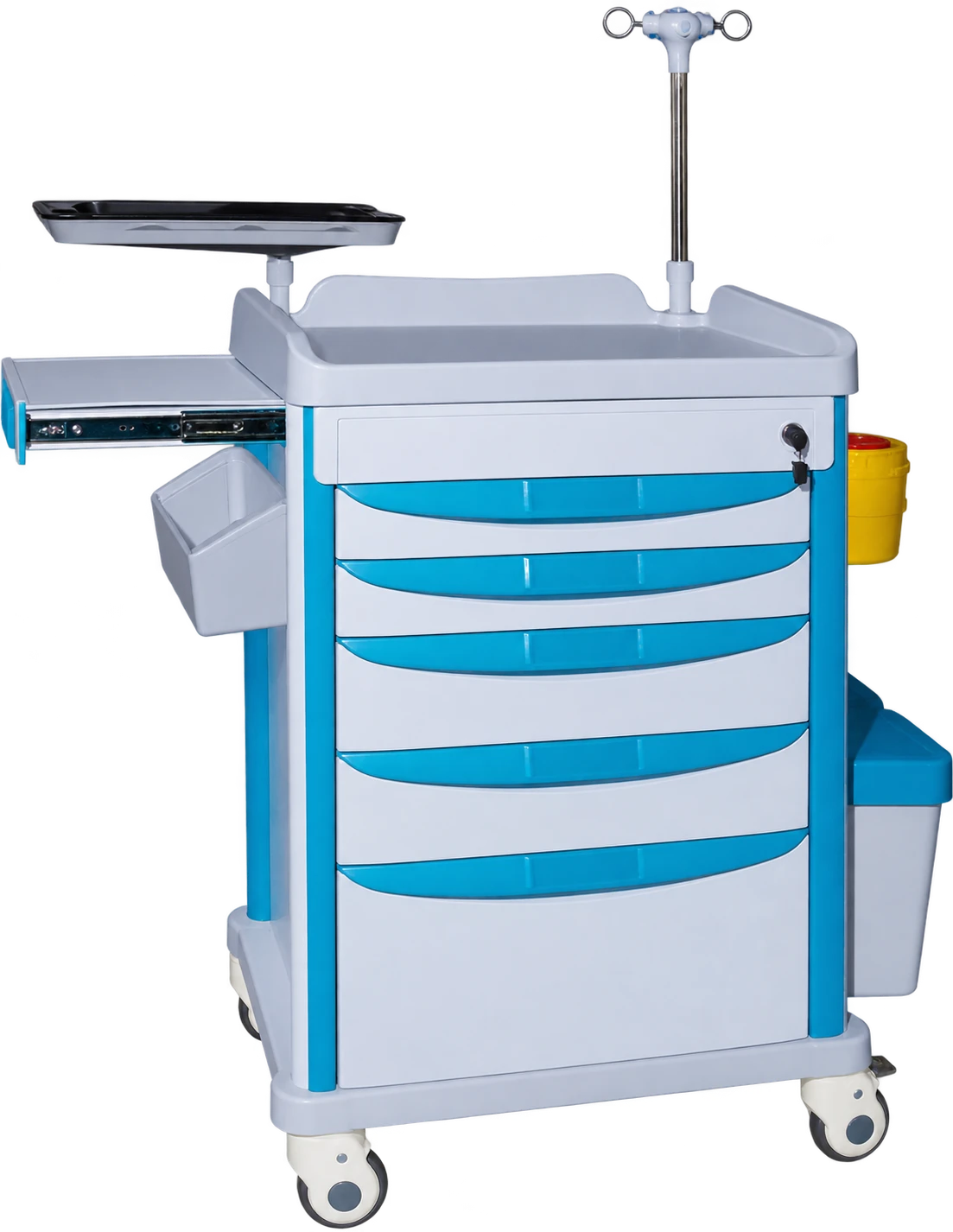YC-P04 Five drawers emergency cart
