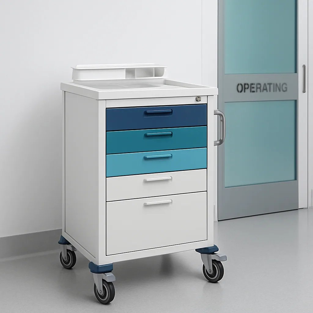 Anaesthesia Carts — B2B medical furniture for hospital departments, treatment rooms, operating support areas