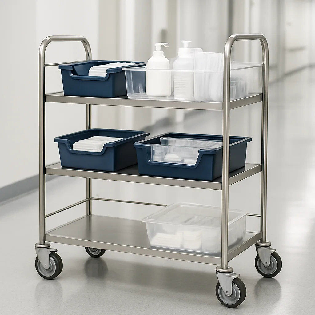 Storage Trolleys — hospital storage solutions for B2B healthcare buyers