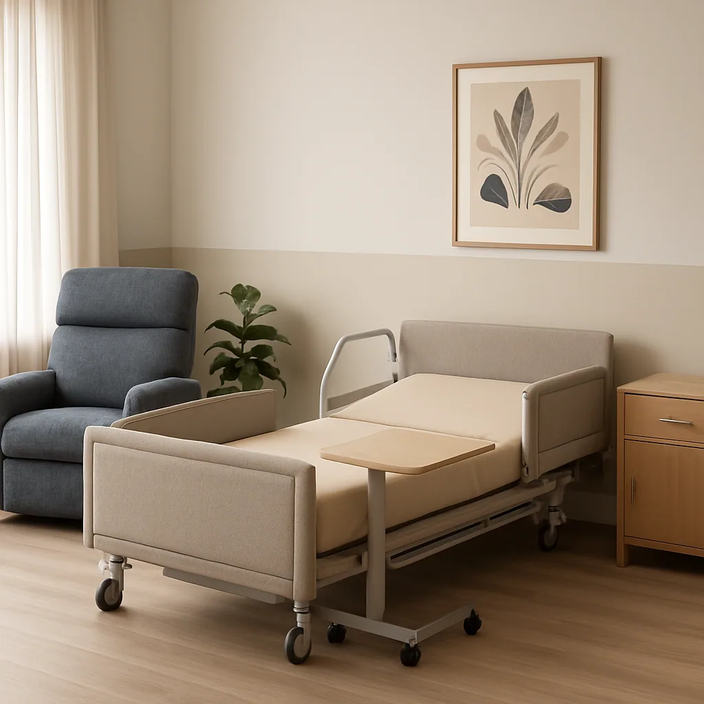 Nursing Home Furniture Solution — coordinated medical furniture for elderly care & long-term facilities