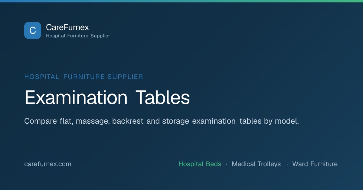 Examination Couches & Exam Tables Supplier | CareFurnex | CareFurnex